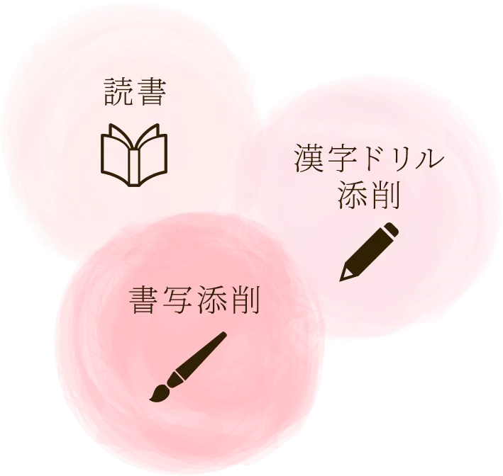 読書／漢字ドリル添削／書写添削